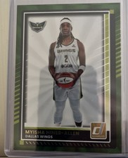 2025 Panini Donruss WNBA Myisha Hines-Allen #65 Green Laser Dallas Wings