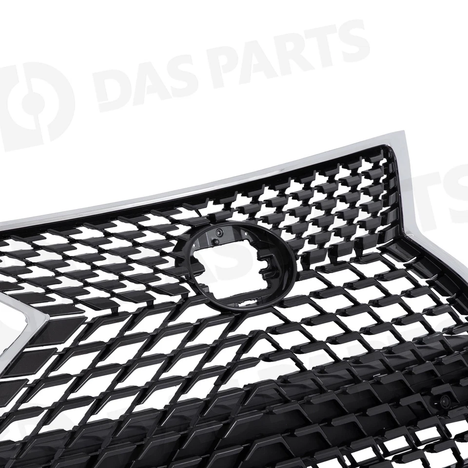 Front Upper Grille For 2020-2022 Lexus RX350 RX350L RX450h RX450hL W/Chrome trim - Image 3 of 4