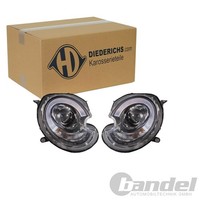 Diederichs Tuning D1S Xenon Scheinwerfer Satz Klarglas Schwarz Passend FüR Mini