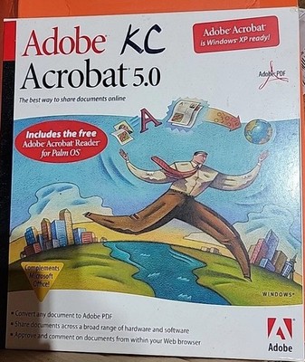 Vintage Adobe Acrobat 5.0 In Box