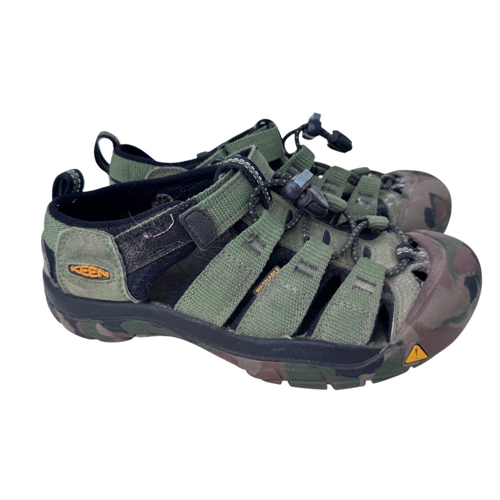 Keen Newport H2 sandalo bambino 2 verde elastico cinch gancio e passante impermeabile 1014259