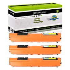 3PK CE312A 126A YL Toner Cartridge Fits For HP CL LaserJet 100 MFP M175nw M175A