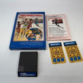 Mattel Intellivision NBA Basketball Video Game 1979 CIB Complete in Box