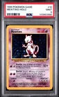 POKEMON MEWTWO 1999 GAME BASE SET #10 HOLO PSA 9