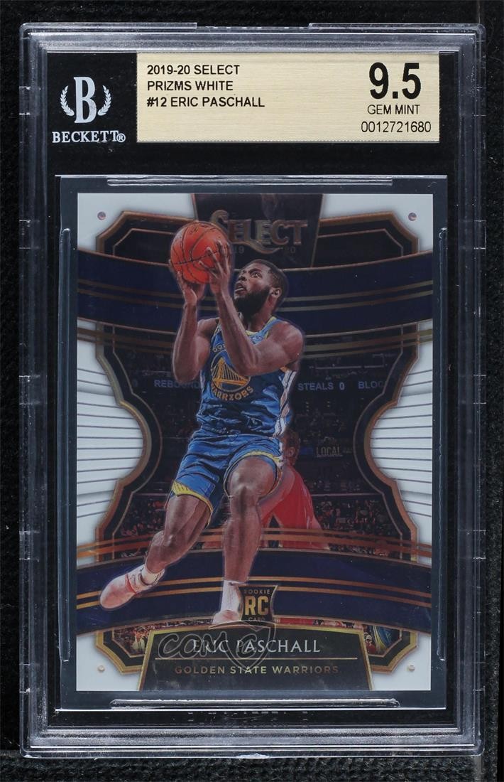 2019 Panini Select Concourse White Prizm /149 Eric Paschall BGS 9.5 GEM MINT s6i