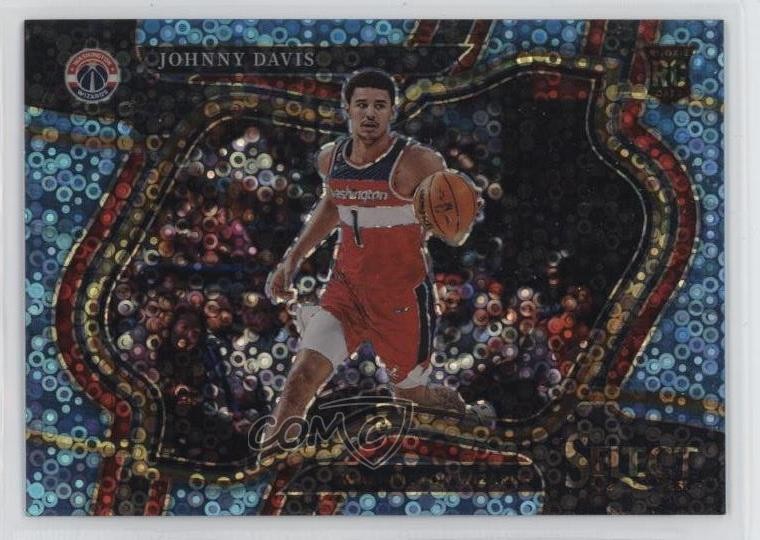 2022 Panini Select Courtside Light Blue Disco Prizm 26/99 Johnny Davis #300 14cm