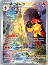 Armarouge 203/198 Illustration Rare Scarlet & Violet Pokemon Near Mint on eBay
