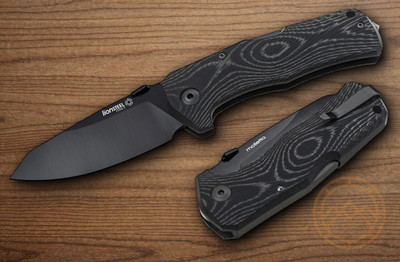 LionSTEEL TM1 Folding Knife 3.5'' Sleipner 60-61 HRC Steel Blade Micarta Handle