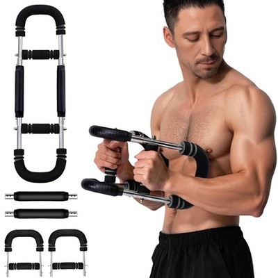 Adjustable Resistance Arm Trainer  Portable Chest Workout Equipment for Men