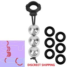Male Penis Extender Device Adjustable Weight Metal Physical Exercise Stretcher