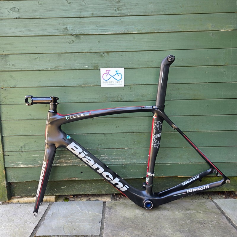 Bianchi Oltre XR1 55cm Carbon Road Bike Aero Frame Frameset - Rim Brake