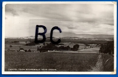 RP POSTCARD CRIFFEL FROM DUMFRIES NR ANNAN CARRUTHERSTOWN LOCKERBIE RUTHWELL - Image 1 of 2