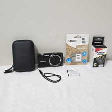Samsung CL80 WiFi Digital Camera Bundle 14.2MP 7x Zoom Black Compact