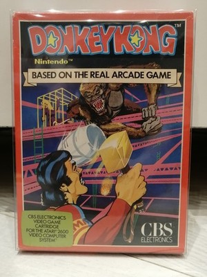 Seltener Donkey Kong Atari 2600 Boxed komplett mit Anleitung