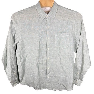 Tommy Bahama Mens New Party Breezer LS Linen Shirt Tropical Fern Green XL