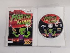 Martian Panic (Nintendo Wii) Coverart Is Only On Front Of Case, Manual, & Disc