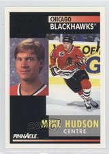 1991-92 Pinnacle French Mike Hudson #38 0b4
