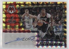 2022-23 Panini Mosaic Pictographs Choice Prizm Cam Reddish #PM-RED Auto 0qw3
