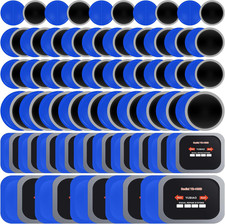Tire Patches 5 Sizes Rubber Radial Tire Repair Patch Plug Kit 100 Pcs Tire Patches 5 Sizes Rubber Radial Tire Repair Patch Plug Kit 100 Pcs