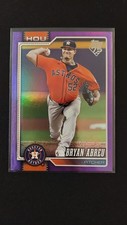 2026 Topps Series 1 Purple Rainbow Foil #231 Bryan Abreu Houston Astros #221/250