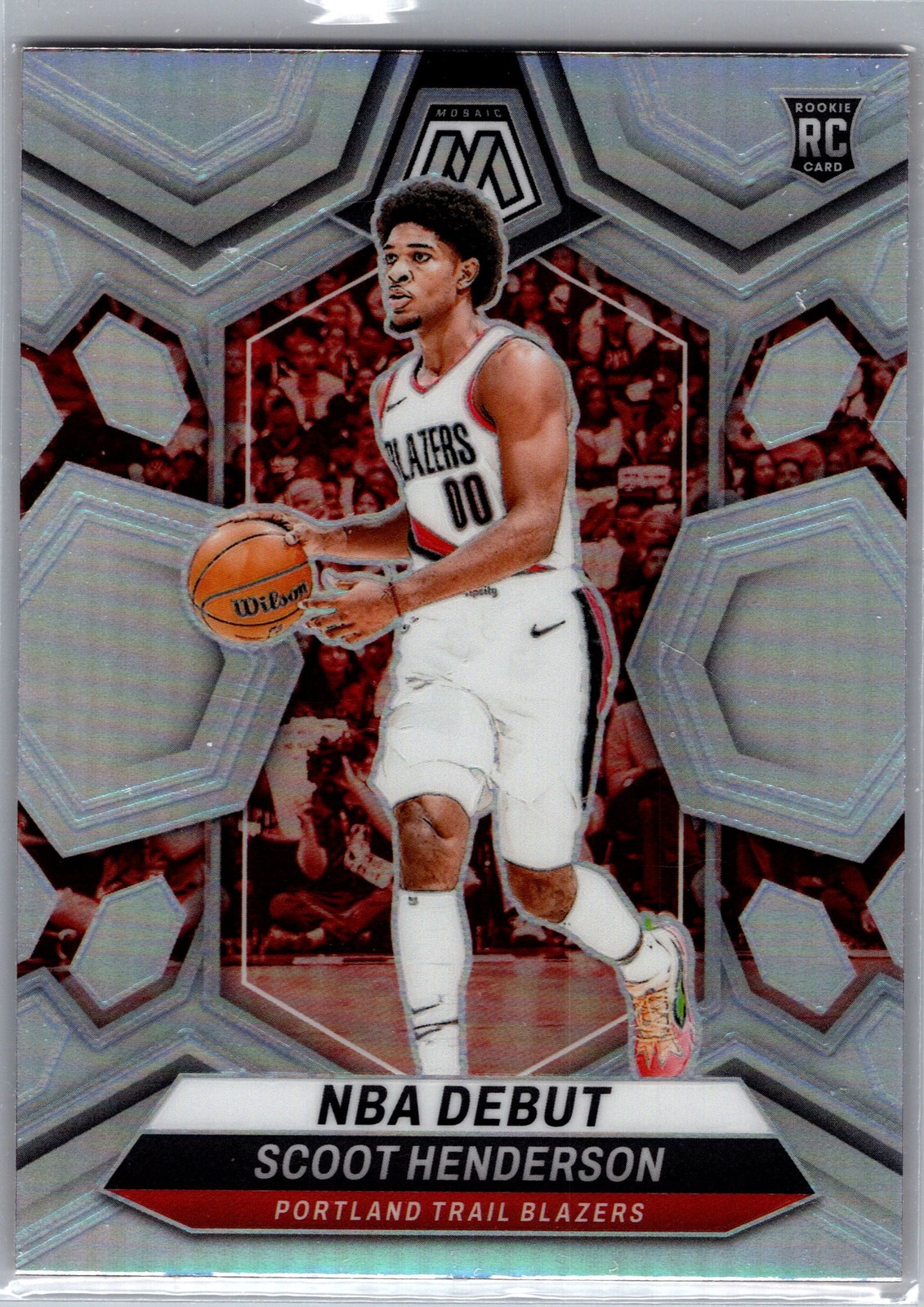 2023-24 Panini Mosaic #255 Scoot Henderson Silver