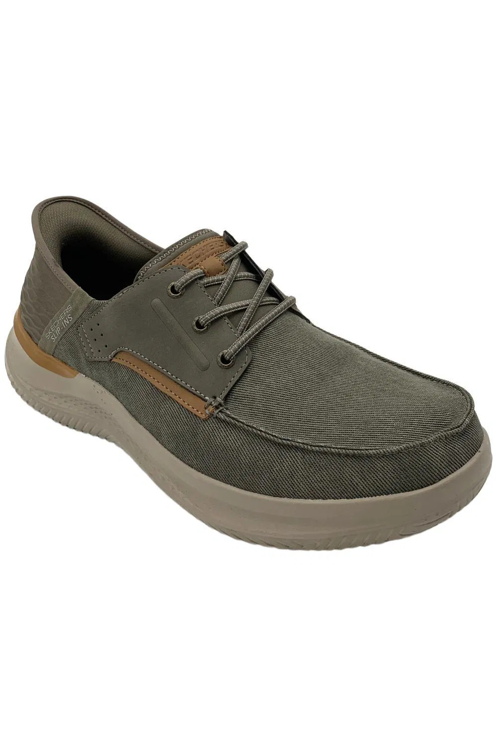 Skechers Mens Hands Free Slip-in Relaxed Fit Hasting Niko Dark Brown 8790₽