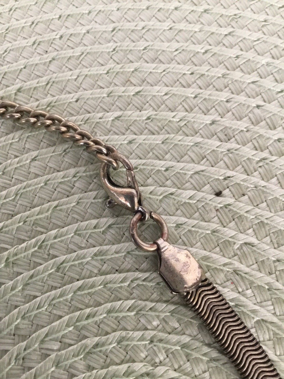 Dramatic Handmade Metal Statement Necklace 19” - image 5