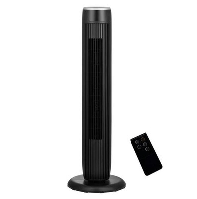 Mainstays 36'' Tower Fan 3-Speed Oscillating Remote Control Black MSWMT24JRV New