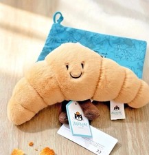 Jellycat Amuseable Croissant BNWT Birthday PLUSH With Tag&Dust Bag new 1PCS