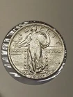US Remake-Novelty 1920 Silver Plated Standing Liberty Quarter,Very Rare Key Date