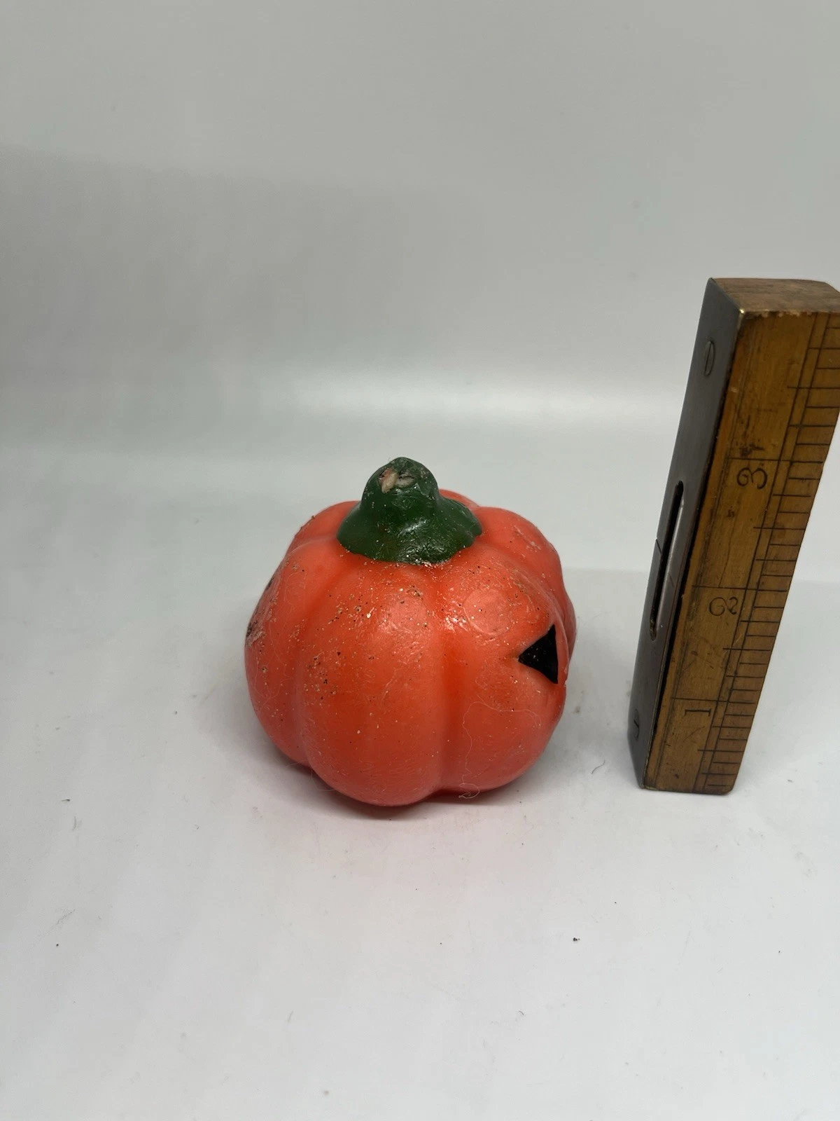 Vintage Halloween Pumpkin Candle Collectible Cool! - product detail image 5