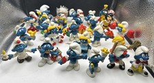 26 Vintage Schleich Peyo The Smurfs PVC Figure Huge Lot 1970s 80s Smurf Figures
