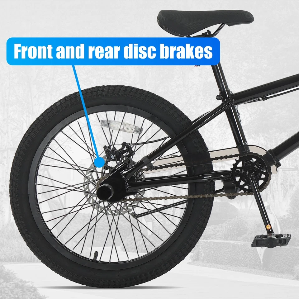 Bicicleta ESPACIAL 20" Niños Doble D Frenos Ligera Niños Ciclismo Para uso diario Foto 3 de 4