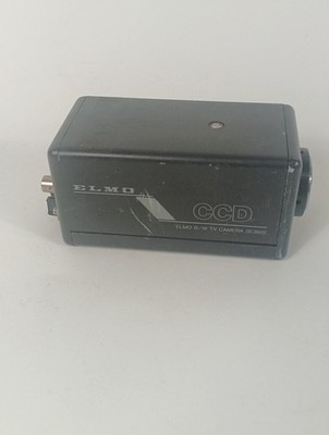 ELMO CCD B/W TV CCD Vintage Camera SE360S Made In JAPAN UNTESTED PARTS AS IS