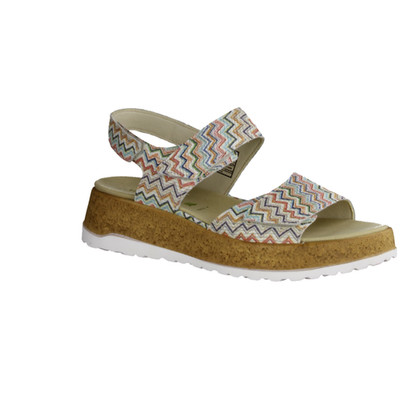 Waldläufer H-Libby 990001-299 bequeme Damen Sandale Wechselfußbett Leder