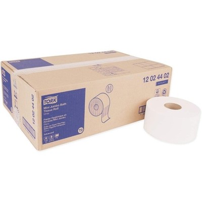 Essity Tork Advanced Mini Jumbo Bath Tissue Roll, 2-Ply, Case of 12