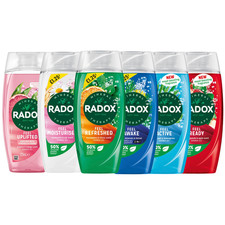 Radox 6 Mineral Therapy Shower Gel Bundle Gift Set 225ml