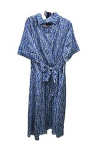 NWT Tahari Blue Printed Dress Size 24W