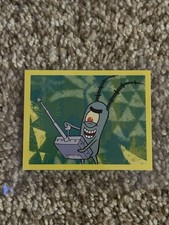 2020 Topps Spongebob Squarepants Stickers Plankton 73 RARE
