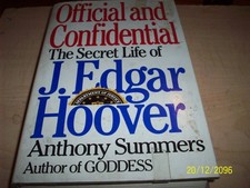 Official and Confidential: The Secret Life of J. Edgar Hoover - hardcover Su...