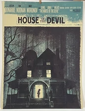Mondo HOUSE OF THE DEVIL Print Silent Giants Ti West Satanic Horror Pearl Poster