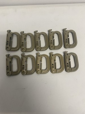 Lot of (10) ITW Nexus Molle GrimLoc Carabineers USGI Tan 499 OCP USA Made