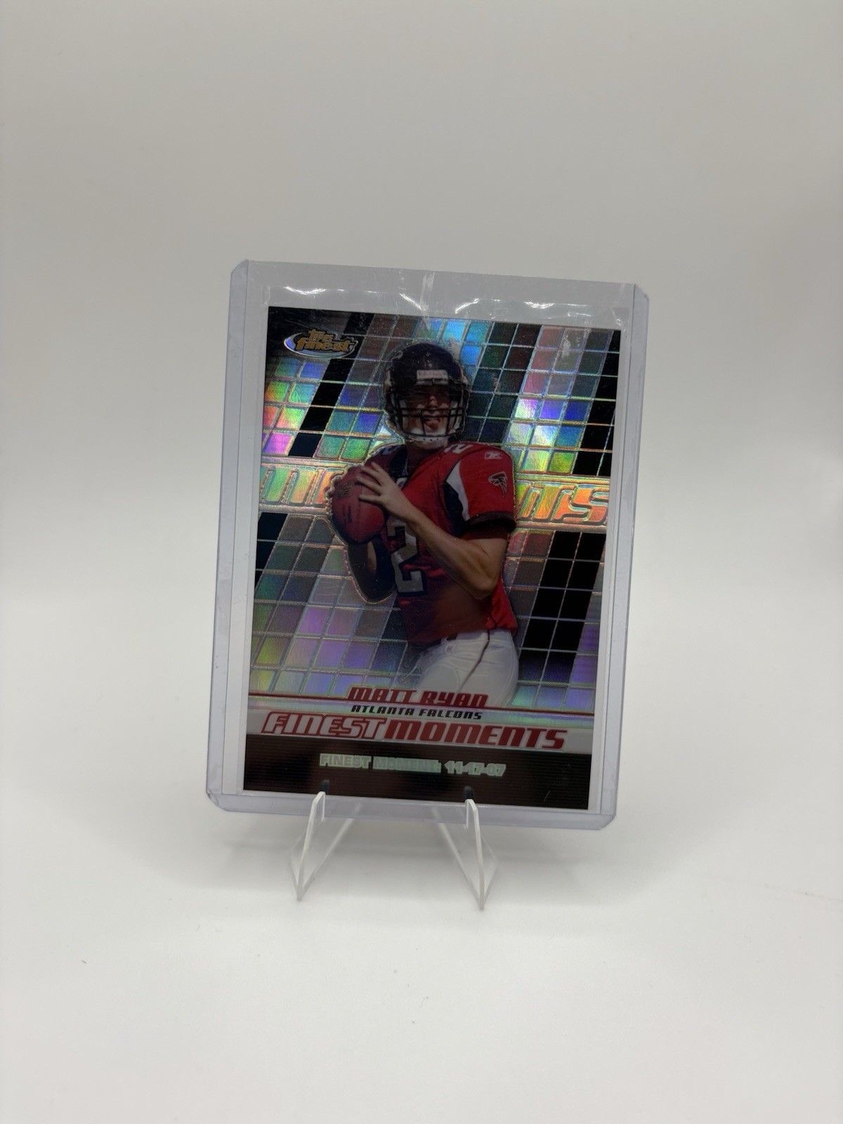 Matt Ryan Finest Moments #FMMR Black Refractor