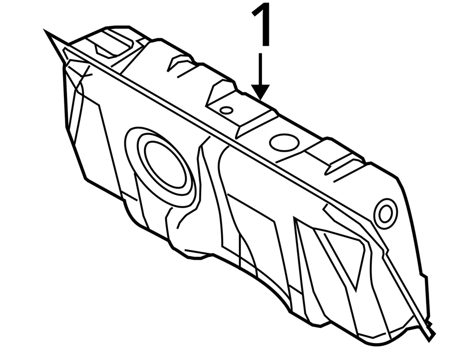 (LOCAL PICKUP ONLY) Fuel Tank Fits 06-11 LINCOLN & TOWN CAR 2644854 Foto 4 de 4