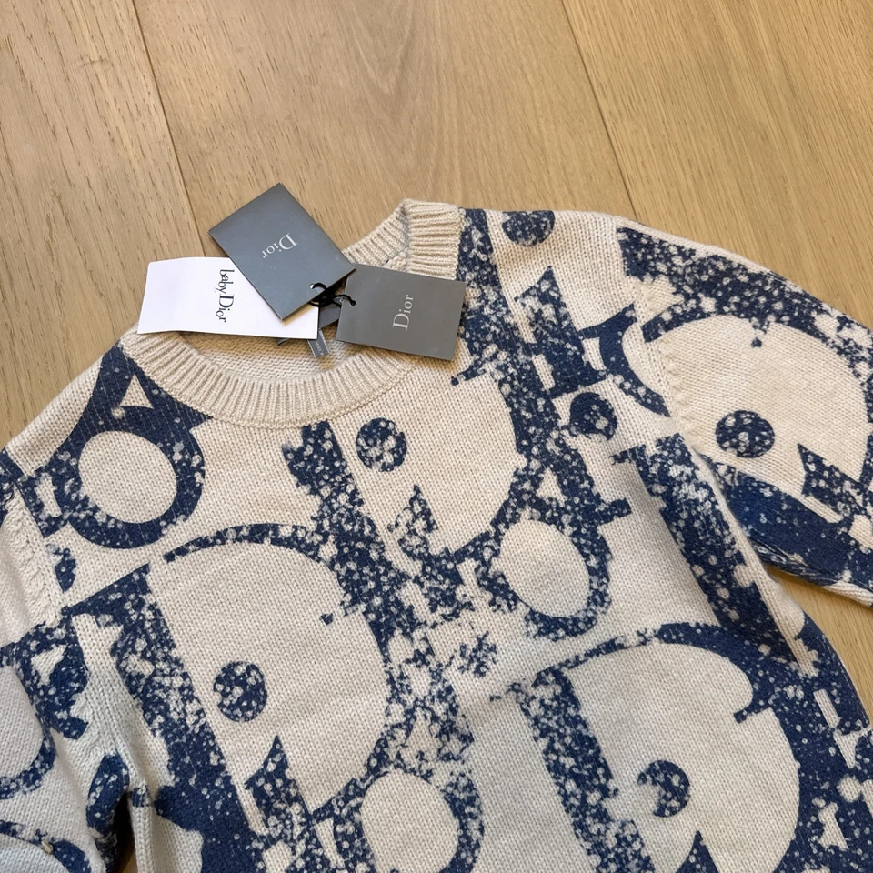 Suéter Dior Niños 100% Auténtico Nuevo con Etiquetas - Unisex Talla 8 - Multicolor Foto 4 de 4