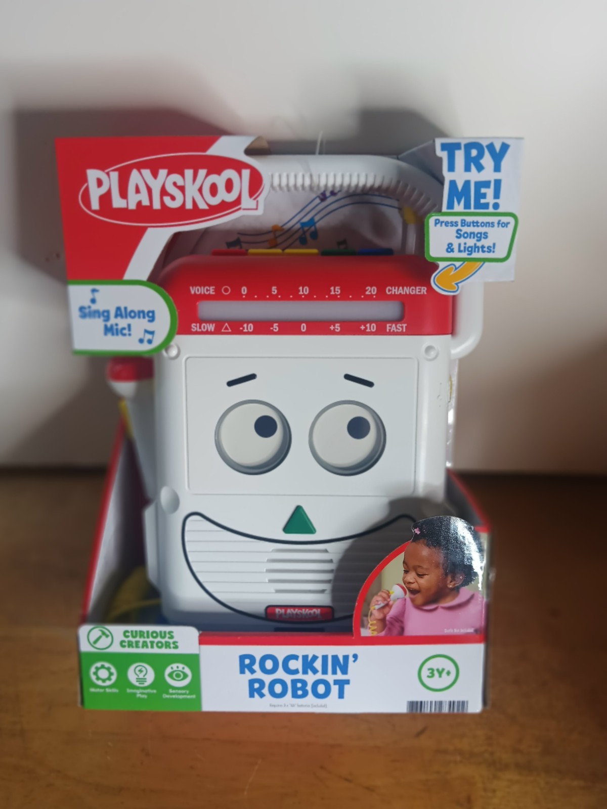 NEW! Playskool ROCKIN ROBOT Reissue For Toy Story Movie Mr. Mike Karaoke 2026