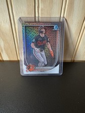 2025 Bowman Chrome Jackson Holliday Mojo Refractor Mega #77 Baltimore Orioles