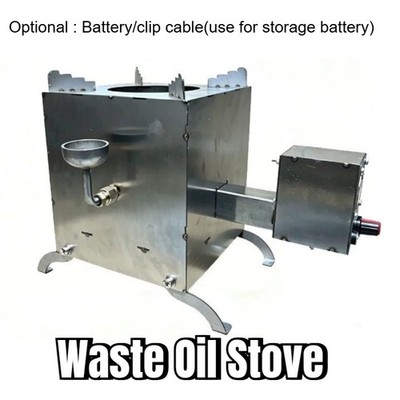 Waste Oil Burner Outdoor Cooking Heating Furnace Outdoor Waste Oil Stove Burning