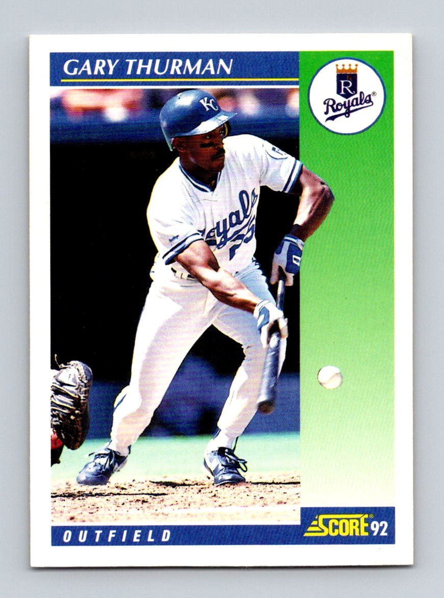 1992 Score GARY THURMAN #512 Kansas City Royals