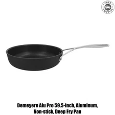 Demeyere Alu Pro 59.5-inch, Aluminum, Non-stick, Deep Fry Pan